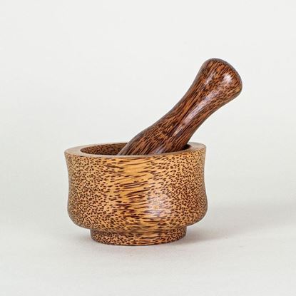 Picture of ZWC - Natural Coconut Wood Mortar & Pestle